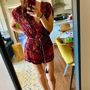 Free People 2 piece matching co-ords: shorts and jacket with belt